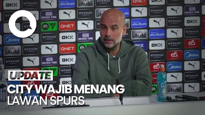 Tottenham Vs Man City, Guardiola: Wajib Menang atau Arsenal Juara