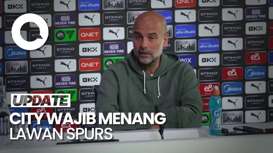 Tottenham Vs Man City, Guardiola: Wajib Menang atau Arsenal Juara