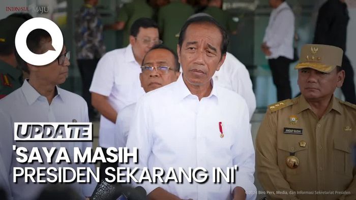Ekspresi Jokowi Saat Jawab Kemungkinan Jadi Penasihat Prabowo
