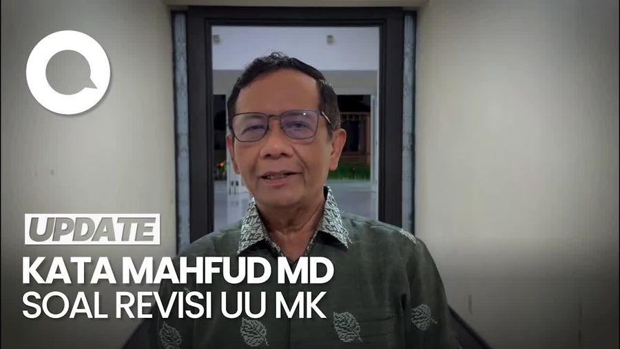 Cerita Mahfud Md soal Pernah Tolak Revisi UU MK