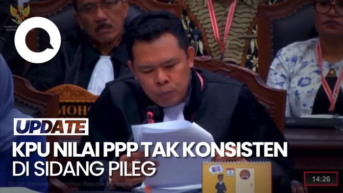 KPU Nilai PPP Tak Konsisten Tampilkan 3 Data Perpindahan Suara Berbeda