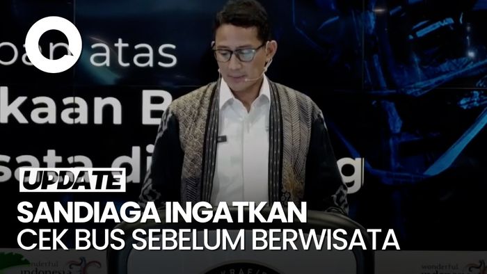 Sandiaga Ingatkan Cek Bus yang Terverifikasi Pakai Aplikasi Spionam