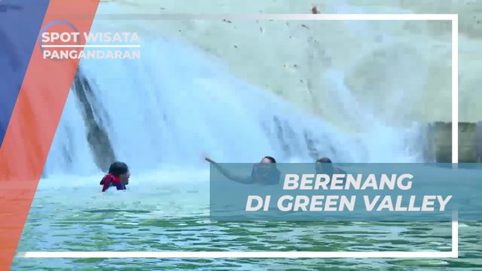 Berenang Dengan Seru di Green Valley Citumang Pangandaran