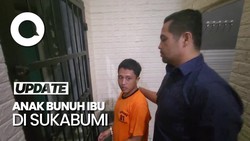 Tampang Lesu Si Herang Pembunuh Ibu Kandung di Sukabumi