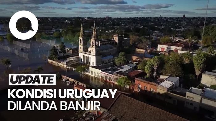 Penampakan Banjir Melanda Uruguay, Ribuan Warga Terpaksa Mengungsi