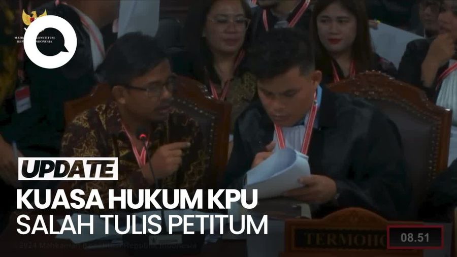 Ribut-ribut KPU di Sidang Pileg gegara Salah Tulis Petitum
