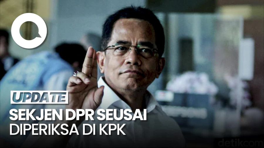 Sekjen DPR Seusai Diperiksa KPK: Saya Yakin Penyidik Bekerja Profesional