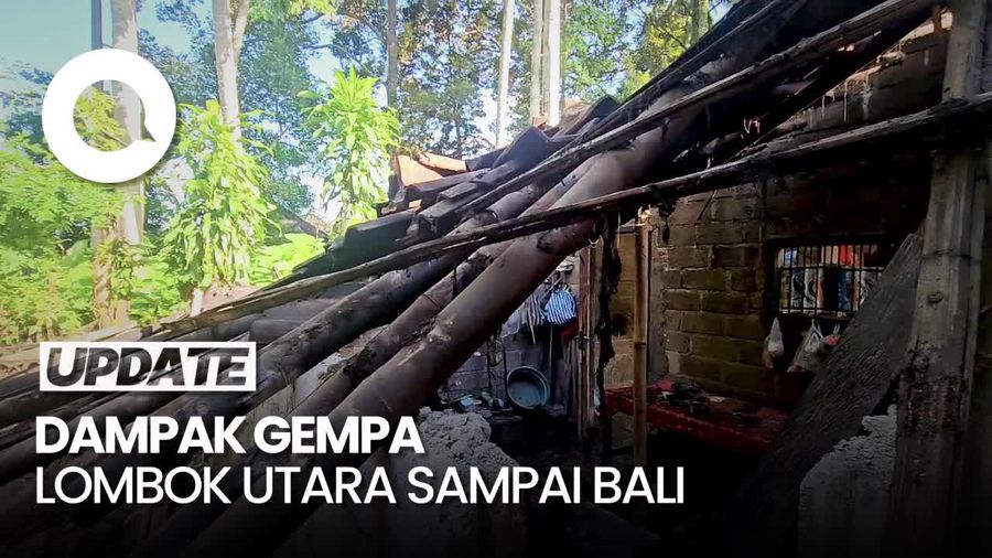 Pilu Nenek di Klungkung Dapurnya Roboh Gegara Gempa M 5,5