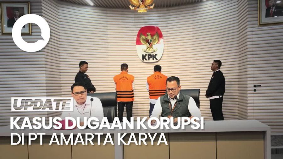 KPK Tahan 2 Tersangka Kasus Dugaan Korupsi di PT Amarta Karya