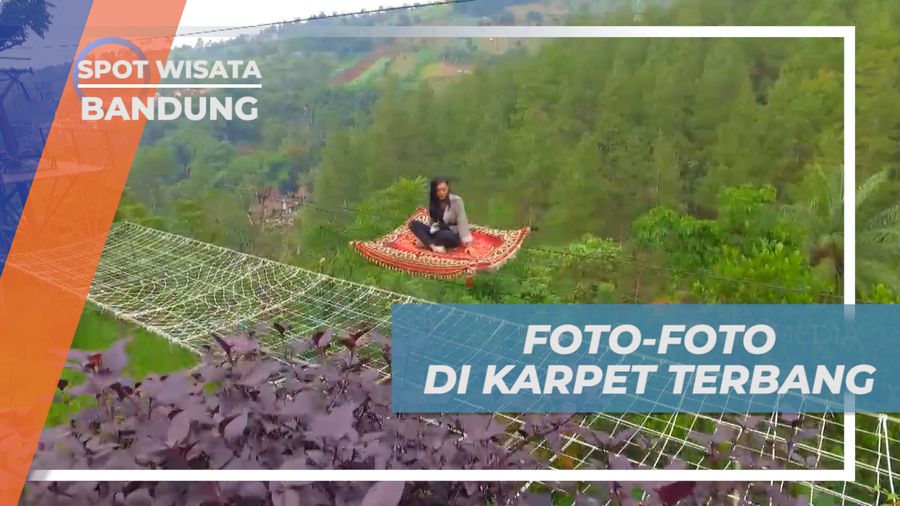 Abadikan Momen Seru, Foto-foto di Atas Karpet Terbang, Bandung