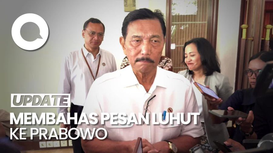 Luhut Bahas Pesan soal Orang Toksik: Cari yang Bisa Kerja