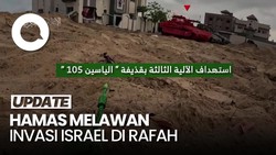 Aksi Militer Hamas Keluar dari Terowongan Lalu Ledakkan Tank Israel