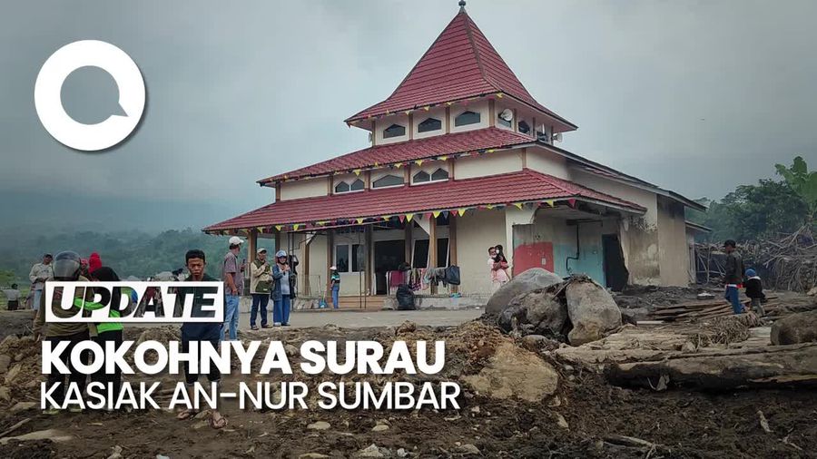 Surau An-Nur Kokoh Walau Sekitarnya Luluh Lantak Kena Banjir Bandang