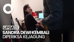 Penampakan Sandra Dewi Hadiri Panggilan Pemeriksaan Kejagung