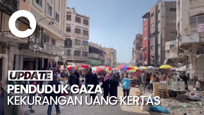 Gaza Dilanda Krisis Uang Kertas Imbas Perang Berbulan-bulan