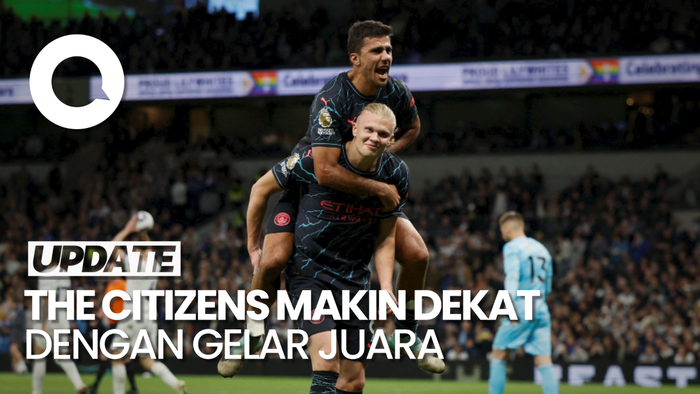 Man City Menang 2-0 dari Tottenham