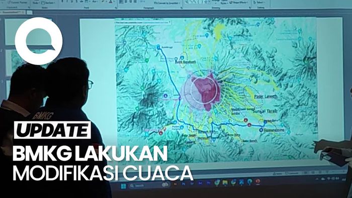BMKG Modifikasi Cuaca, Cegah Awan Hujan Masuk ke Kawasan Gunung Marapi