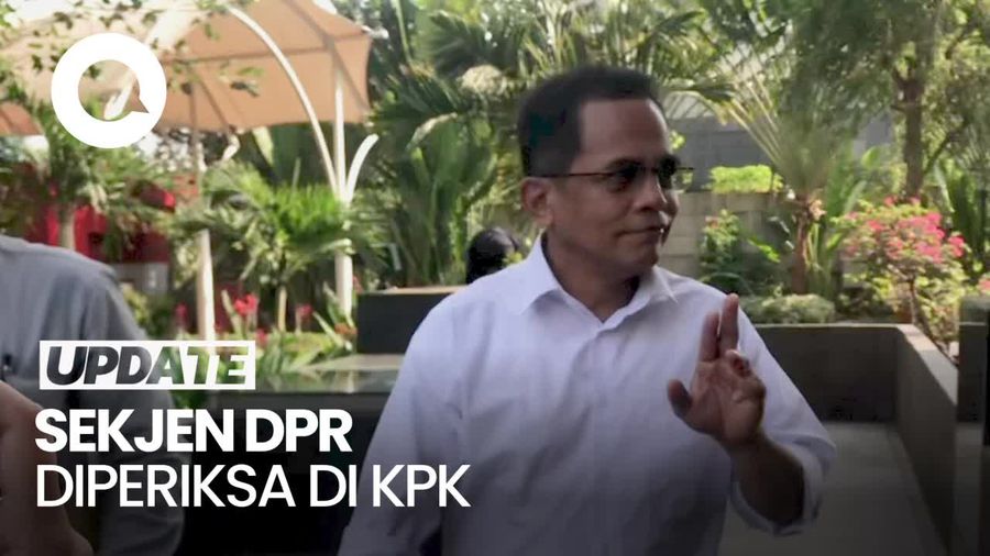 Sekjen DPR Indra Iskandar Tiba di KPK Untuk Jalani Pemeriksaan