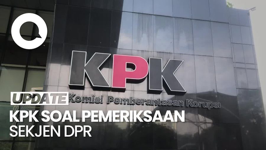 Kata KPK soal Pemeriksaan Sekjen DPR Hari Ini