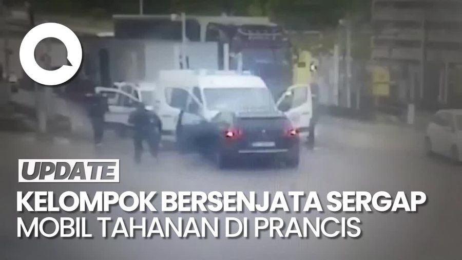 Detik-detik Penyergapan Mobil Tahanan di Prancis, 2 Sipir Penjara Tewas