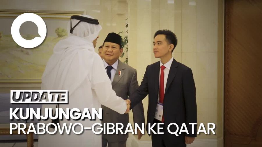 Diperkenalkan Sebagai Wapres, Gibran Tersipu Dipuji PM Qatar
