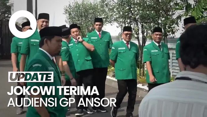  Presiden Jokowi Terima Audiensi Pengurus GP Ansor di Istana, Bahas Apa?