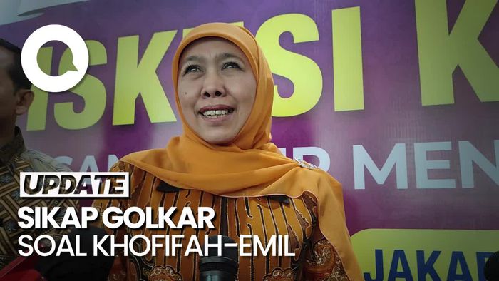 Golkar soal Khofifah Mau Maju Lagi Bareng Emil: Tunggu Besok Jumat