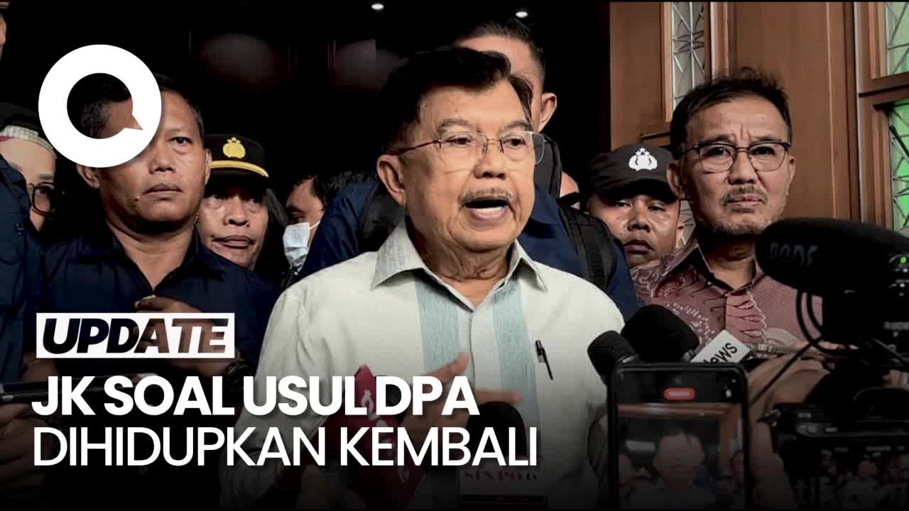 JK Soal Usul DPA Dibentuk Kembali: Kan Ada Wantimpres, Masa Dua