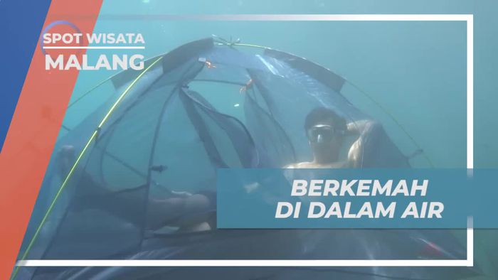 Berkemah di Dalam Air, Kegiatan Unik di Sumber Jenon Kota Malang