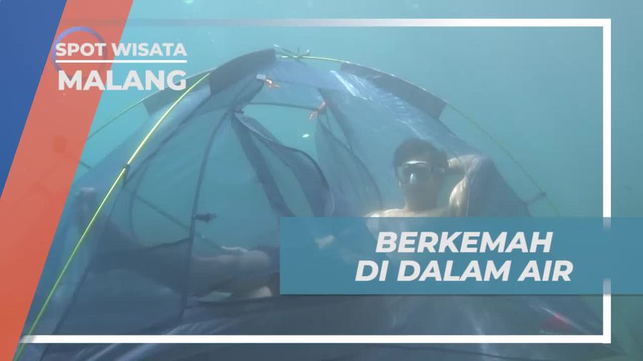 Berkemah di Dalam Air, Kegiatan Unik di Sumber Jenon Kota Malang