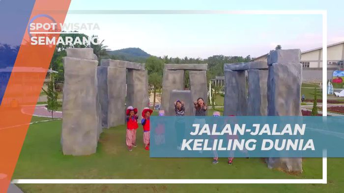 Jalan-jalan Keliling Dunia di Taman Unik Semarang