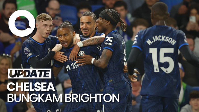 Sikat Brighton 2-1, Chelsea Naik ke Posisi Enam Klasemen