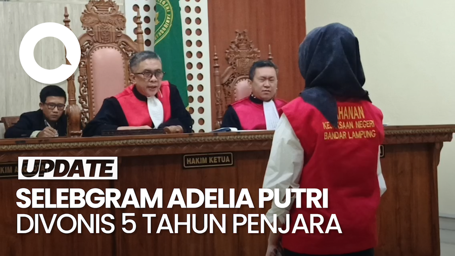 Terlibat Kasus Narkoba Fredy Pratama, Selebgram Adelia Divonis 5 Tahun Bui