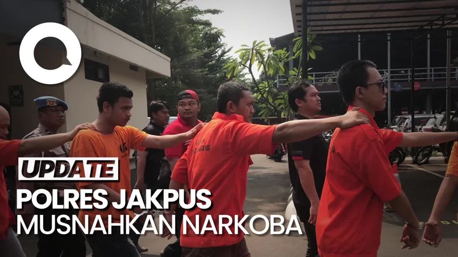 Polres Jakpus Sita 49,8 Kg Ganja yang Melibatkan 85 Tersangka
