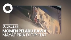 Rekaman CCTV Pria Bawa Bungkusan Isi Mayat Paman di Ciputat