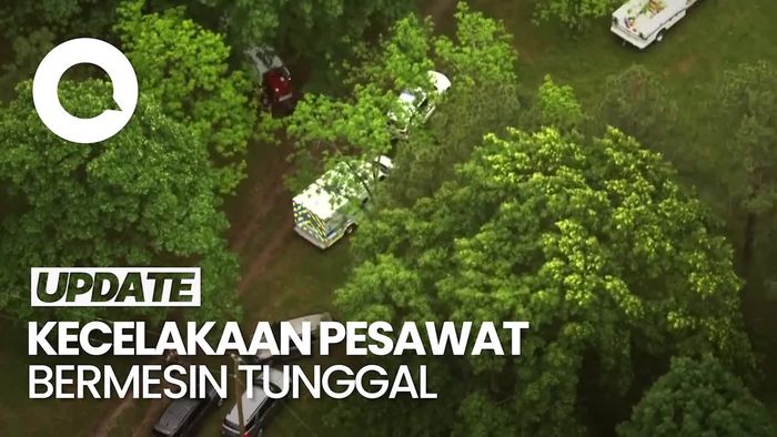 Pesawat Kecil Jatuh di Tennessee AS, 3 Orang Tewas