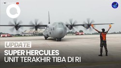 Momen Super Hercules Pesanan Prabowo Mendarat di Indonesia