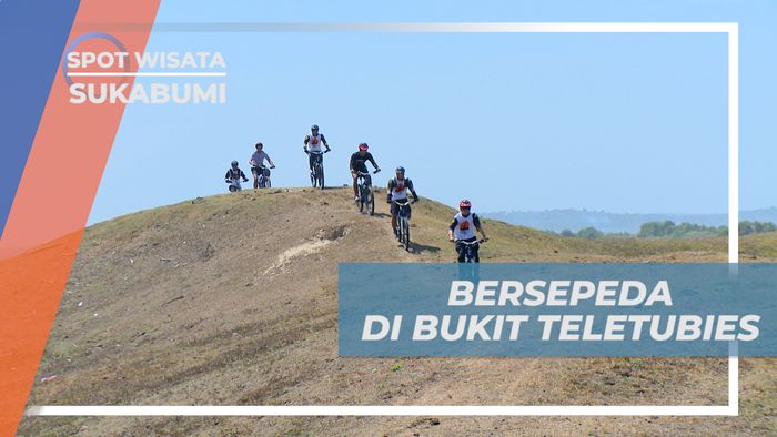 Berpetualang Seru, Mengeksplor Bukit Teletubies Naik Sepeda, Sukabumi