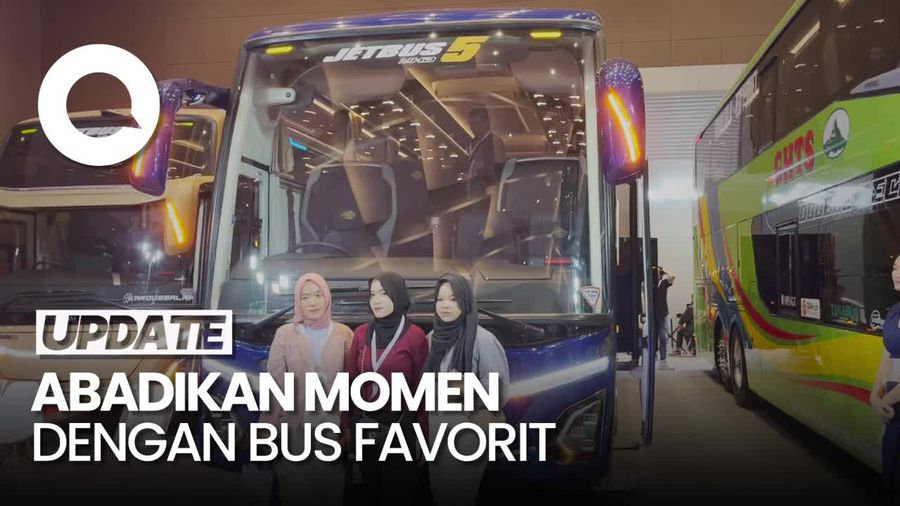 Antusiasme Pengunjung di Hari Terakhir Pameran Busworld Kemayoran