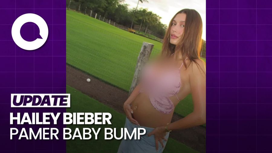 Baby Bump Hailey Bieber yang Diduga Sudah 6 Bulan