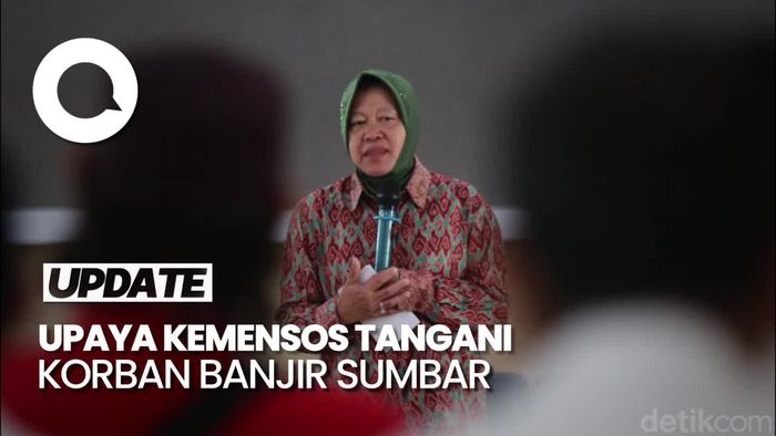 Upaya Kemensos Tangani Banjir Sumbar: Siapkan Posko 24 Jam-Pasang Rambu