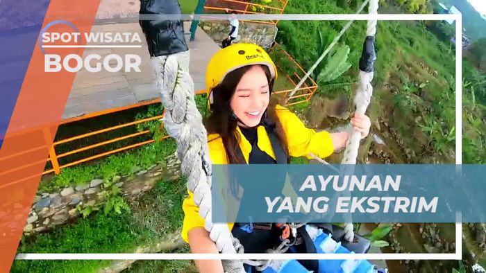 Mencoba Sensasi Menegangkan Bermain Ayunan Ekstrim di Kota Bogor