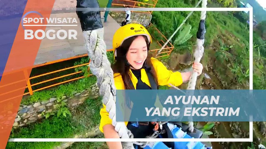 Mencoba Sensasi Menegangkan Bermain Ayunan Ekstrim di Kota Bogor