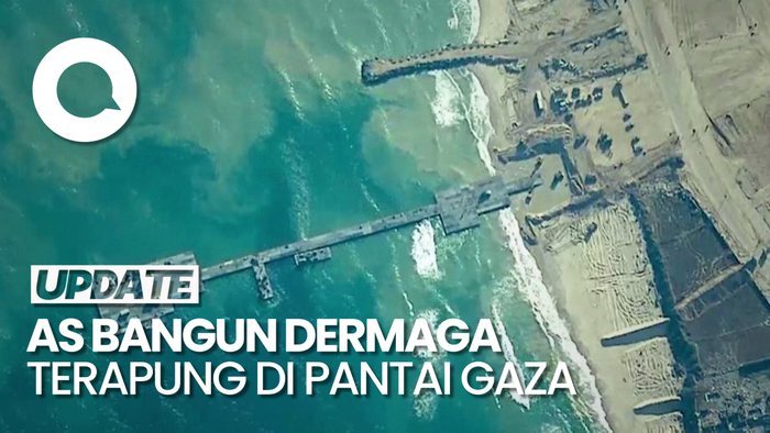 AS Bangun Dermaga di Pantai Gaza untuk Tingkatkan Akses Bantuan