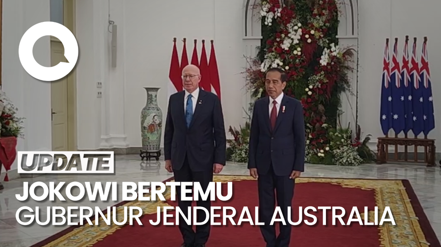Jokowi Terima Kunjungan Gubernur Jenderal Australia di Istana Bogor 