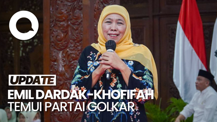 Khofifah dan Emil Dardak Bakal Bertemu Golkar Sore Ini
