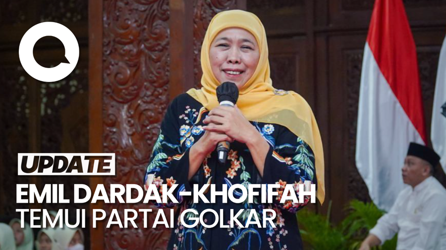 Khofifah dan Emil Dardak Bakal Bertemu Golkar Sore Ini