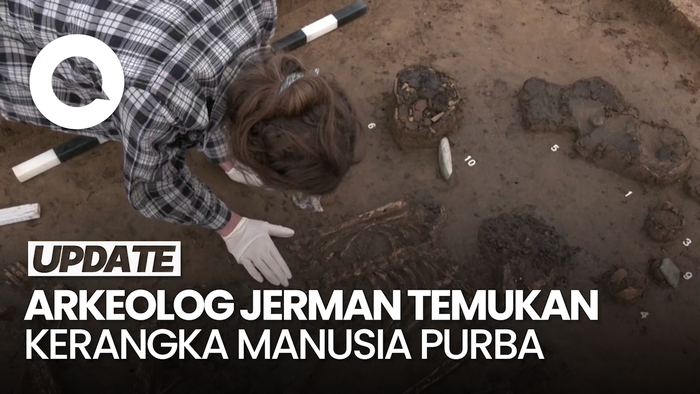 Penemuan Kerangka Manusia Purba 6800 Tahun di Jerman 