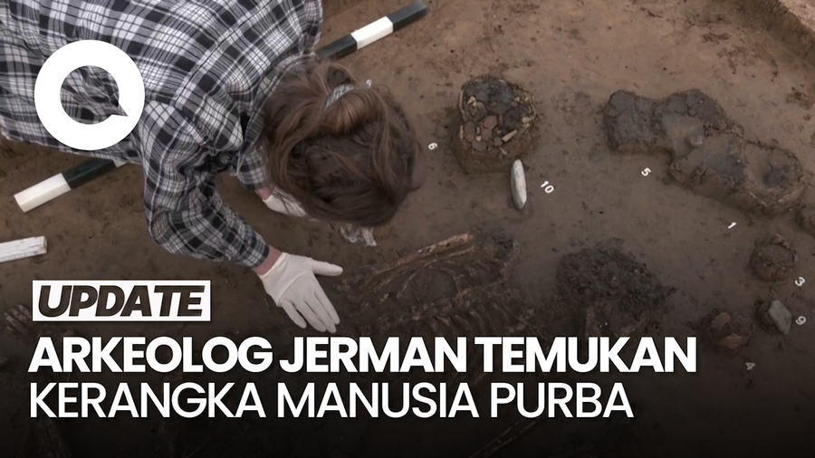Penemuan Kerangka Manusia Purba 6800 Tahun di Jerman 