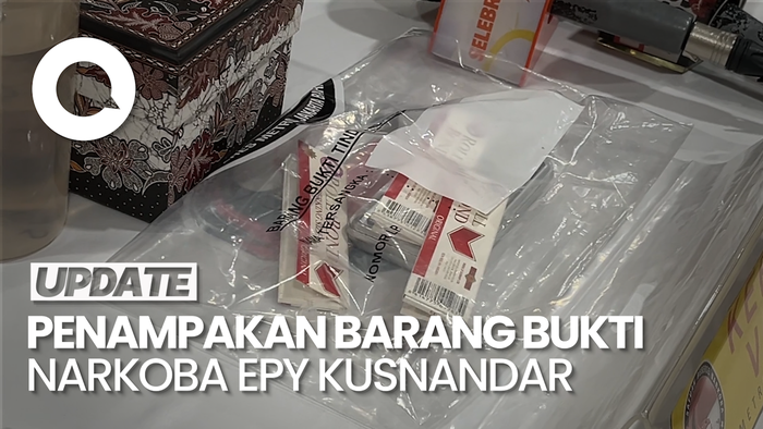 Sederet Barang Bukti yang Disita Polisi di Kasus Narkoba Epy Kusnandar 